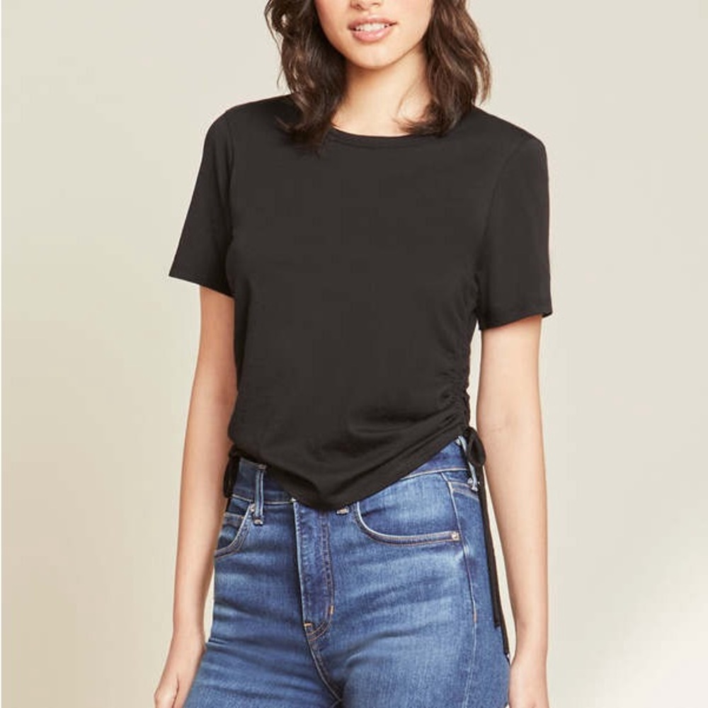 Veronica Beard Tazi side-tie T-shirt